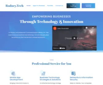 Rodney.tech(Just another WordPress site) Screenshot