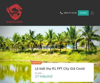 Rodoland.com(Bất Động Sản Rồng Đỏ FPT City) Screenshot