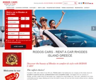 Rodoscars.gr(Rodos Cars Rent a car) Screenshot