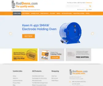 Rodovens.com(Buy Keen Welding Ovens) Screenshot