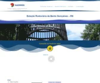 Rodoviariabento.com.br(Rodoviária de Bento Gonçalves) Screenshot