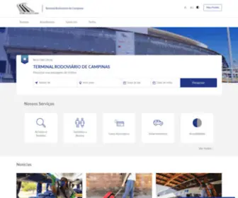 Rodoviariadecampinas.com.br(Terminal Rodoviário de Campinas Home) Screenshot