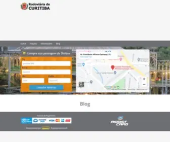 Rodoviariadecuritiba.com.br(Rodoviária de Curitiba) Screenshot