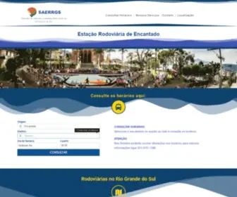 Rodoviariaencantado.com.br(Rodoviária Encantado) Screenshot