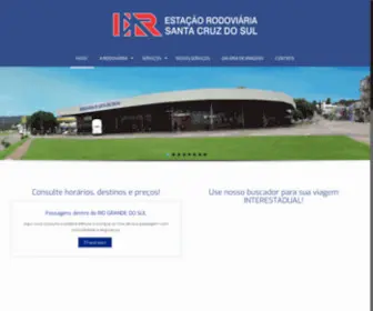 Rodoviariasantacruz.com.br(Estação) Screenshot