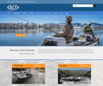 Rodriftboats.com(Drift Boats) Screenshot