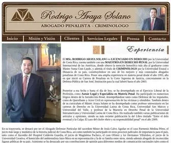 Rodrigoarayapenalista.com(Msc) Screenshot