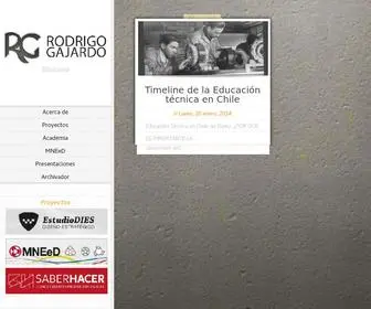 Rodrigogajardo.cl(Bitácora) Screenshot