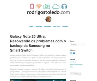 Rodrigostoledo.com(Mobile Experiences) Screenshot