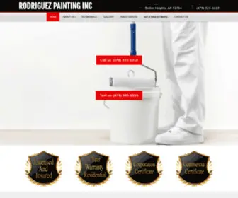 Rodriguezpaintingar.com(Rodriguez Painting INC) Screenshot