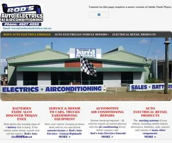 Rodsautoelectrics.com.au(Rod’s Auto Electrics Emerald) Screenshot