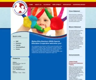 Rodspecialeducation.org(Ripley-Ohio-Dearborn Special Education) Screenshot