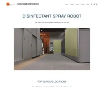 Rodsumrobotics.com(Disinfection Robot) Screenshot