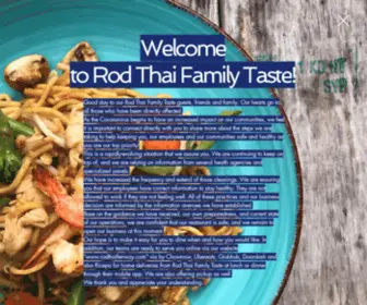 Rodthaifenway.com(Thai restaurant) Screenshot