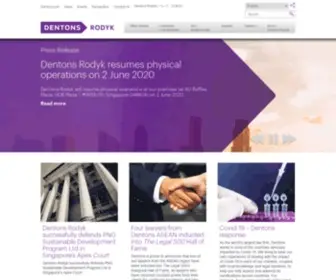 Rodyk.com(Dentons Rodyk) Screenshot