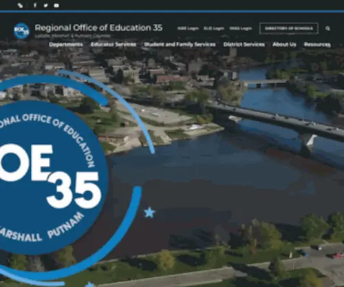 Roe35.org(Regional Office of Education La Salle #35) Screenshot