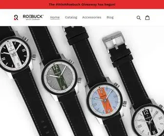 Roebuckwatchco.com(Our mission) Screenshot