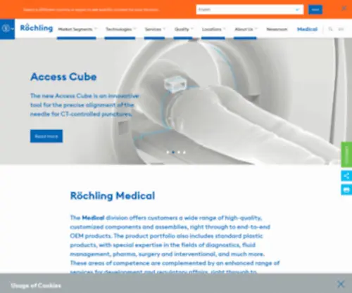 Roechling-Medical.com(Röchling  EN) Screenshot