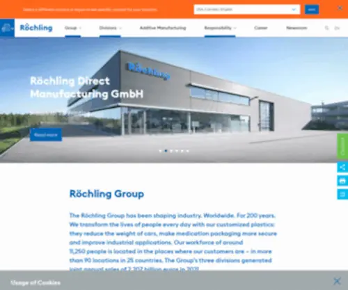 Roechling-Plastics.info(Röchling) Screenshot