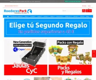 Roedorespark.com(Accesorios, comida, heno, lecho para roedores) Screenshot