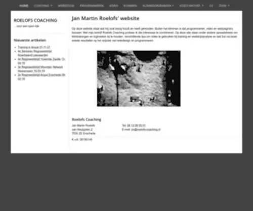 Roelofs-Coaching.nl(Jan Martin Roelofs' website) Screenshot
