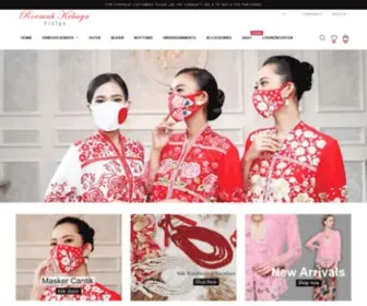 Roemahkebaya.co.id(Jual berbagai macam kebaya bordir handmade desain modern) Screenshot