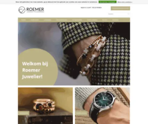 Roemer-Juweliers.nl(Online sieraden & horloges van topmerken bestellen) Screenshot