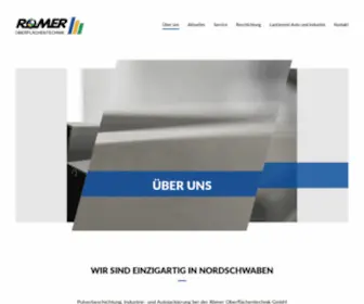 Roemer-OFT.de(Römer Oberflächentechnik GmbH) Screenshot