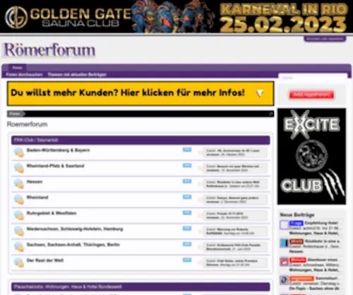 Roemerforum.com(FKK-Club) Screenshot