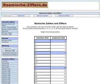 Roemische-Ziffern.de(Roemische Ziffern) Screenshot