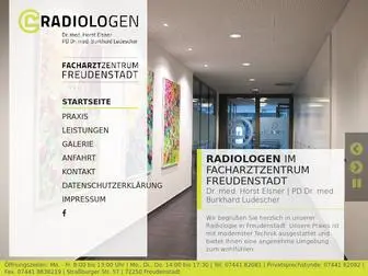 Roentgen-Freudenstadt.de(Radiologen in Freudenstadt) Screenshot