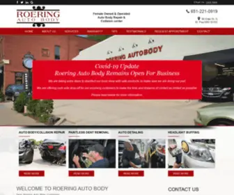 Roeringautobody.com(Paul Auto Body) Screenshot