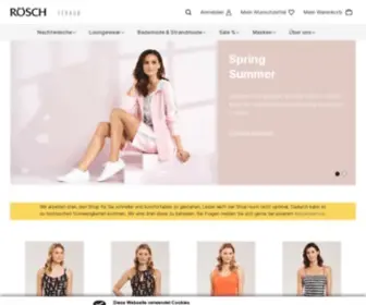 Roesch-Fashion.com(Rösch) Screenshot