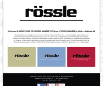 Roessle.ag(Rössle AG) Screenshot