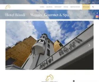 Roessli.ch(Hotel Rössli Gourmet & Spa Luzern) Screenshot