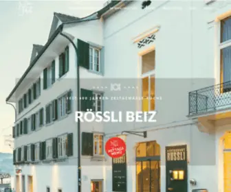 Roesslibeiz.ch(RÖSSLI) Screenshot