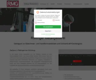 Roettinger-Metallgiesserei.de(Röttinger) Screenshot