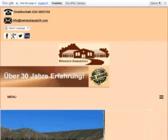 Roevenich-Immobilien.de(Immobilienmakler in Berlin und Gran Canaria) Screenshot