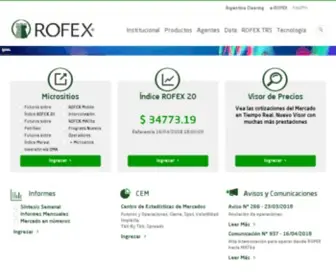 Rofex.com.ar(Rofex) Screenshot