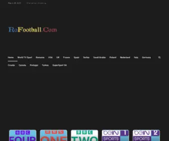 Rofootball.com(Free StreamingRoFootball) Screenshot