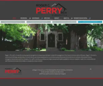 RogercPerry.com(Professional property management company specializing in residential management) Screenshot