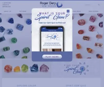 Rogerdery.com(Roger Dery Gem Design) Screenshot