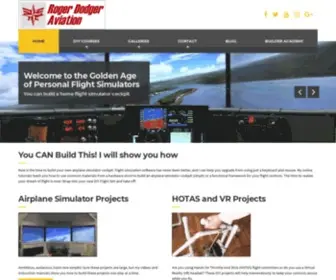 Rogerdodger.net(How to Build an Airplane Simulator) Screenshot