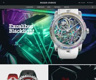 Rogerdubuis.com(Swiss watch Manufacture creating high end watches for men and women) Screenshot