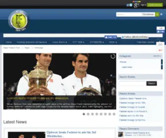 Rogerfedererfans.com(Articles) Screenshot