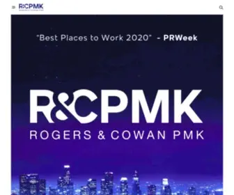 Rogersandcowan.com(Creative Marketing & Communications Agency) Screenshot