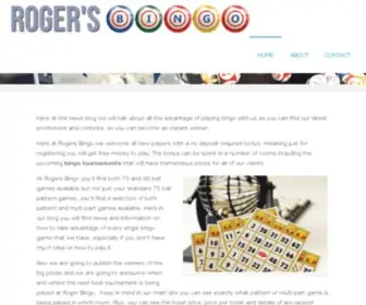 Rogersbingo.com(Rogers) Screenshot