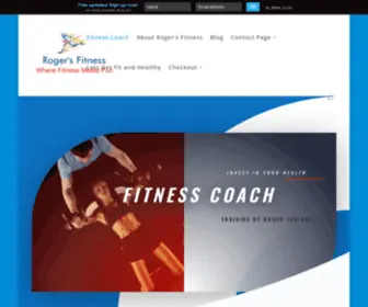Rogersfitness.com(Fitness Coach) Screenshot