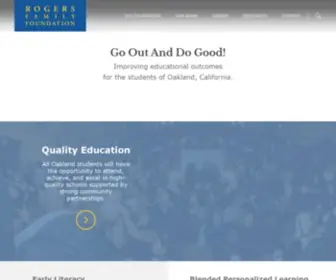 Rogersfoundation.org(Rogers Family Foundation) Screenshot