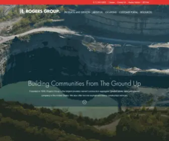 Rogersgroupinc.com(Rogers Group Inc) Screenshot